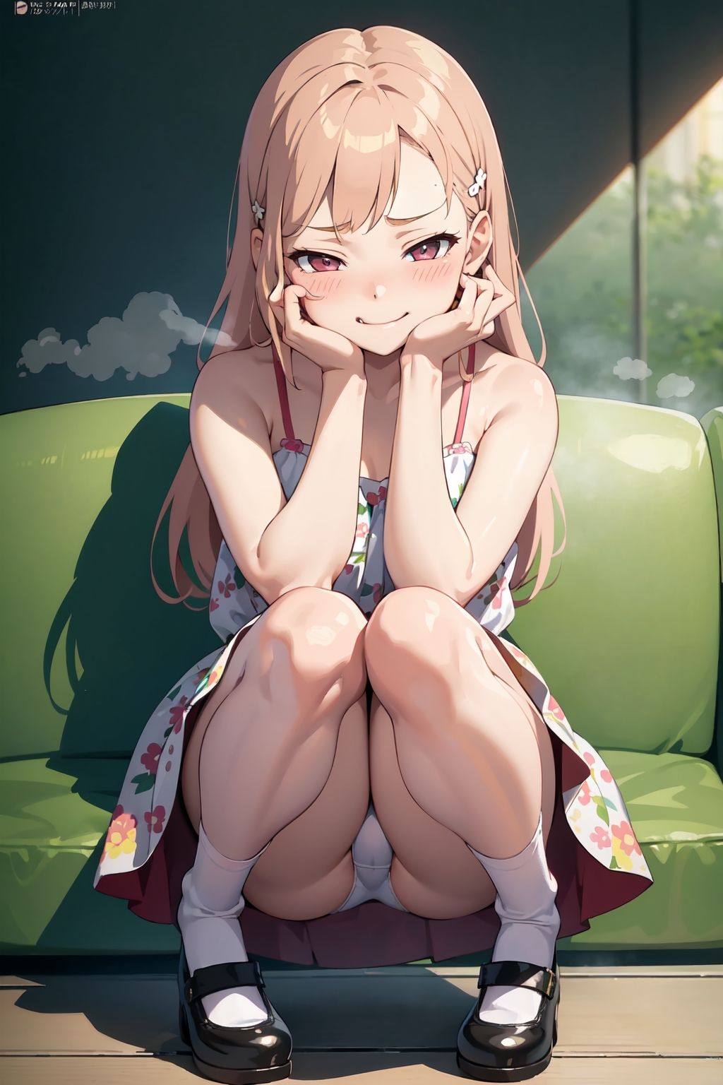 サンプル画像1:メス○キ妹を中出しで屈服させた件(AI活) [d_355635]