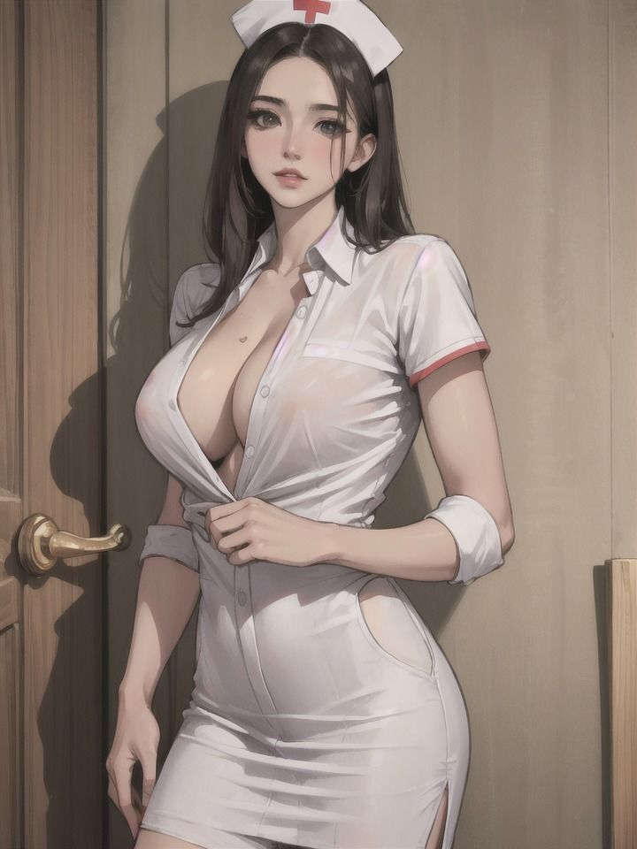 サンプル画像1:超高級性サービス付き爆乳ナース美女病棟激写集(MiuHazu) [d_355639]