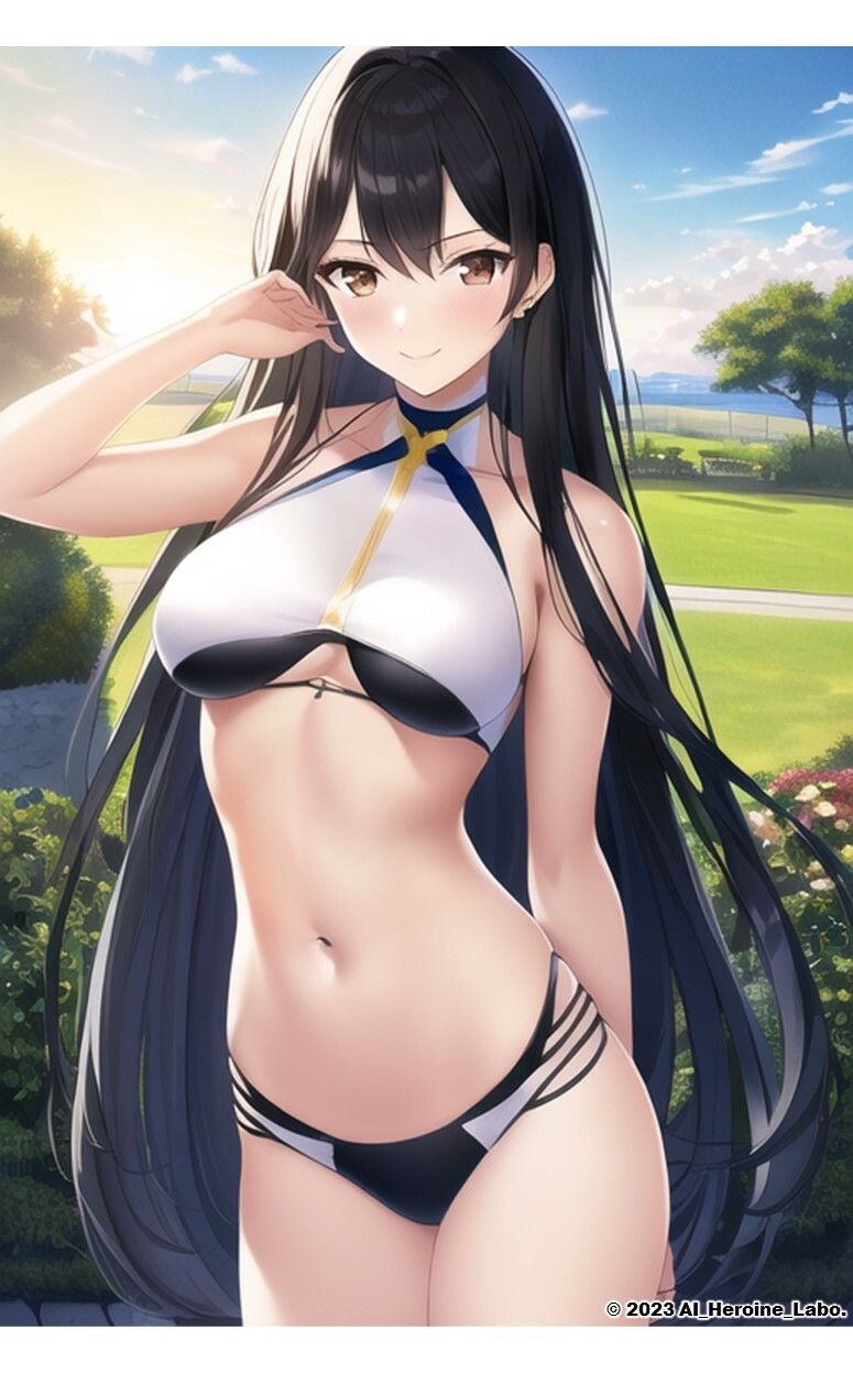 サンプル画像4:1つの呪文で生み出された100人のAI妄想美少女-26【裏:えち過ぎるスポーツビキニ女子編】(AIヒロイン研究会) [d_355678]