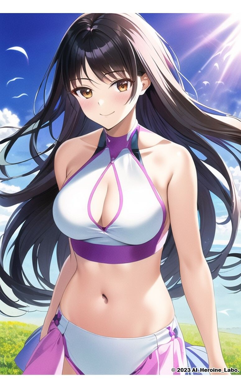 サンプル画像5:1つの呪文で生み出された100人のAI妄想美少女-26【裏:えち過ぎるスポーツビキニ女子編】(AIヒロイン研究会) [d_355678]