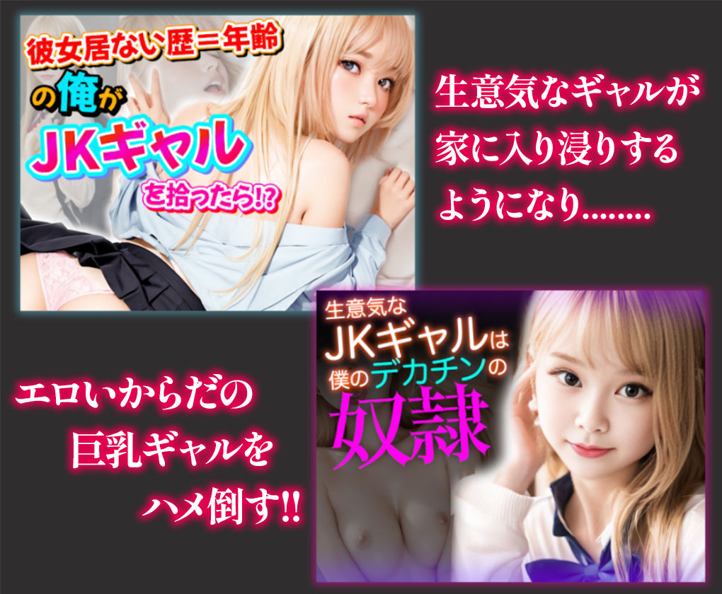 サンプル画像2:小生意気なJKギャルが僕のデカチンでメス化する話【総集編】【全4話収録】(性なる夜) [d_355682]