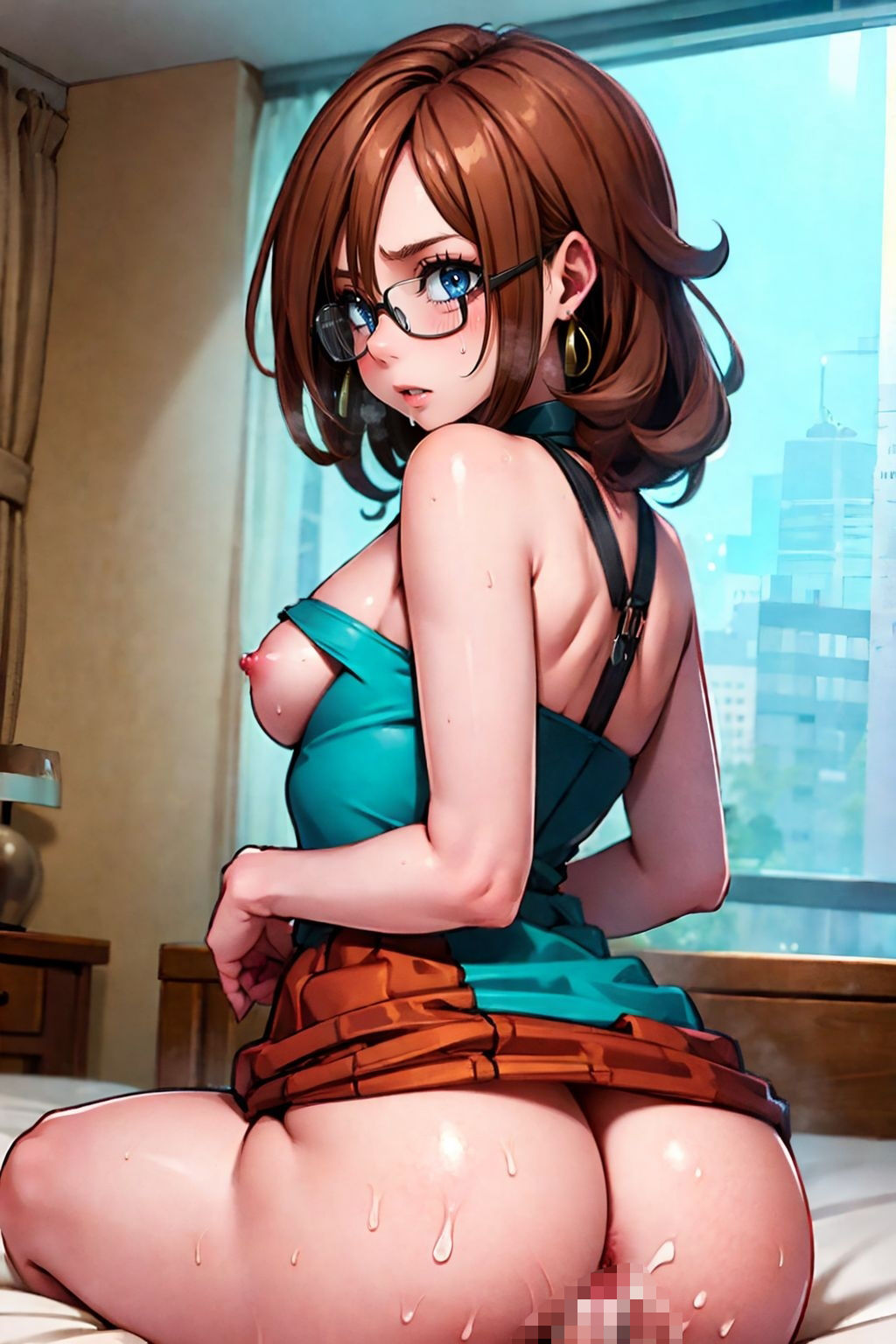 サンプル画像6:人造人間21号と乱れ狂う秘密の夜 〜ラブホテルに呼びだされ盗撮エッチ(ゾゾゾソ) [d_355723]