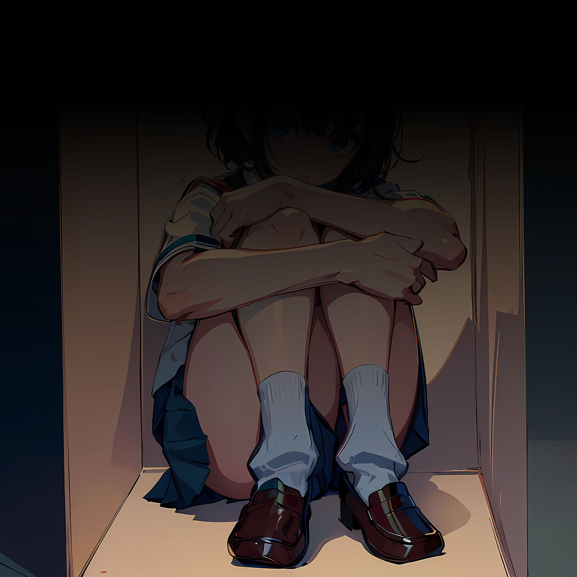 サンプル画像3:出荷される女の子 〜拘束×箱詰め〜(ラビットフット) [d_355789]