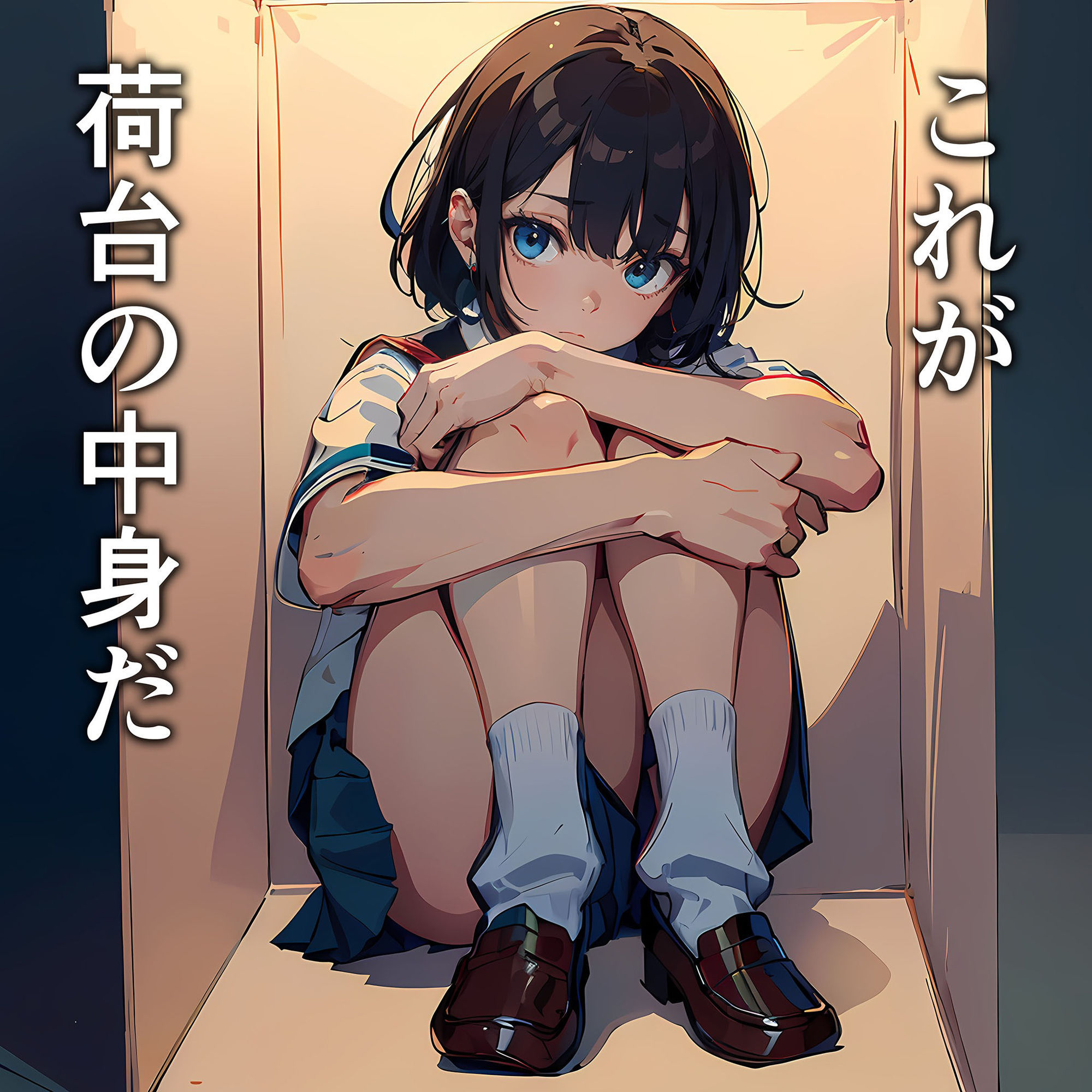 サンプル画像4:出荷される女の子 〜拘束×箱詰め〜(ラビットフット) [d_355789]