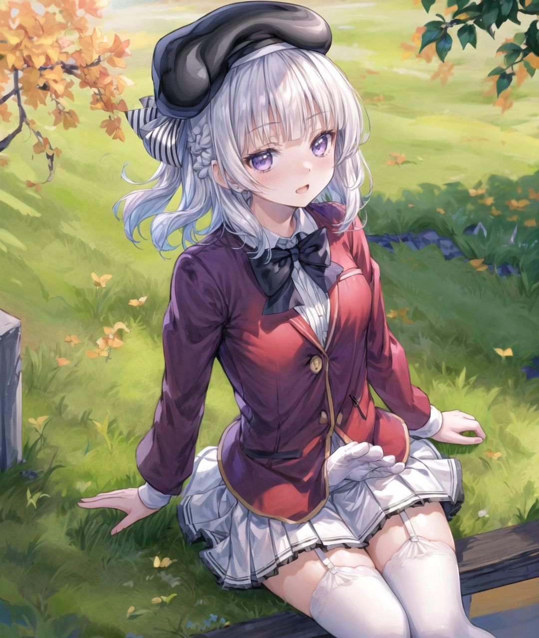 サンプル画像1:美少女たちのひととき・坂柳〇栖（よう実）(Aark) [d_355819]