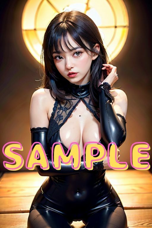 サンプル画像3:ドエロいボディースーツで年下男を誘惑する人妻(AIみっくす) [d_355840]