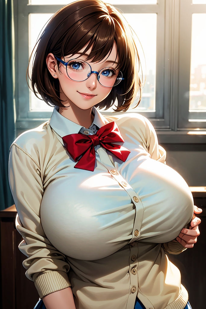 サンプル画像2:むちむちメガネ娘 学園隷奴編 1(弩雷電) [d_355949]