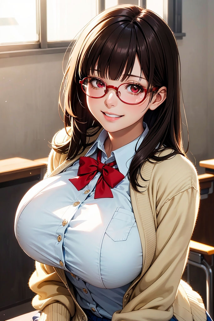 サンプル画像2:むちむちメガネ娘 学園隷奴編 2(弩雷電) [d_355950]