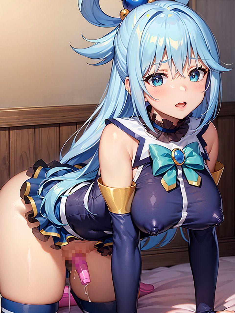 サンプル画像2:この素晴らし〇世界に祝福を！ ア〇ア オナニー集(AI同人Lab) [d_356009]