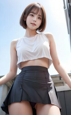 サンプル画像2:ローアングルパンチラ vol004(カマキリン) [d_356015]