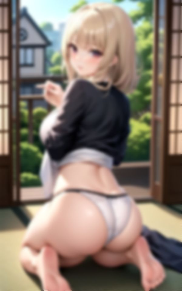 サンプル画像1:童貞の僕が着物美人の魅せるお尻で挑発されて…。(えいあいレボ) [d_356059]