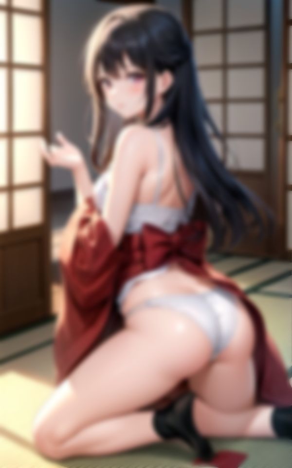 サンプル画像3:童貞の僕が着物美人の魅せるお尻で挑発されて…。(えいあいレボ) [d_356059]