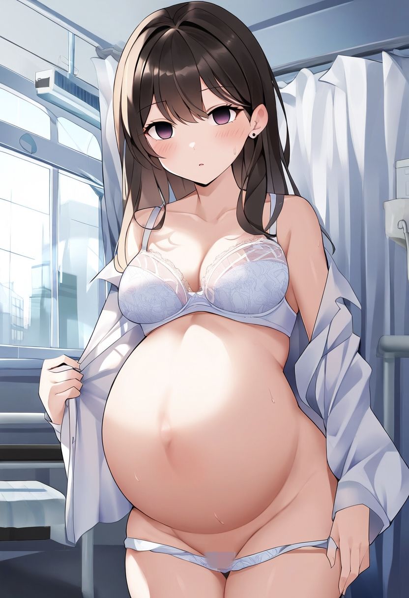 サンプル画像5:催●病院・出産直前妊婦がいっぱいいる産婦人科でイタズラセックスし放題（ぶっかけ・下着・妊娠・病院・ナース・女医）イラスト500枚(絵師たか) [d_356070]