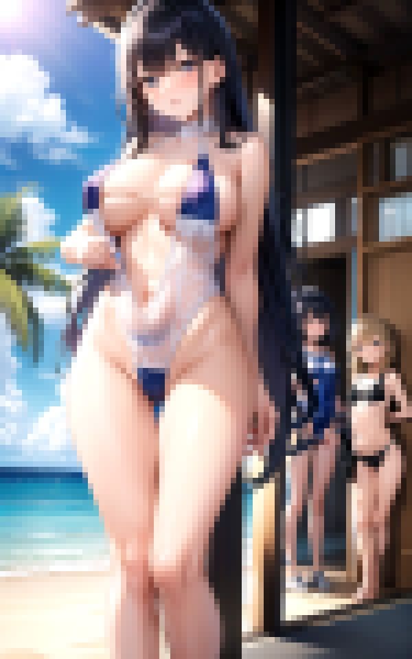 サンプル画像2:グラドル達の撮影後の接待(月下美人図鑑) [d_356080]