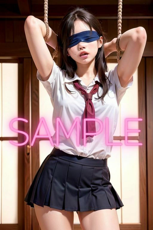 サンプル画像3:生意気な態度のメス○キJKに生徒指導で監禁緊縛調教(炒飯定食) [d_356086]