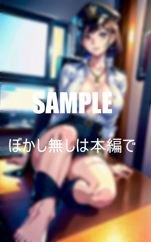 サンプル画像6:エロすぎる女性警察官取り調べ室でも犯人でも股を開いて誘惑しまくるどすけべアラサー熟女 匂い立つ下半身で濡れっぱなしのオ〇〇コ(Hサークル) [d_356260]