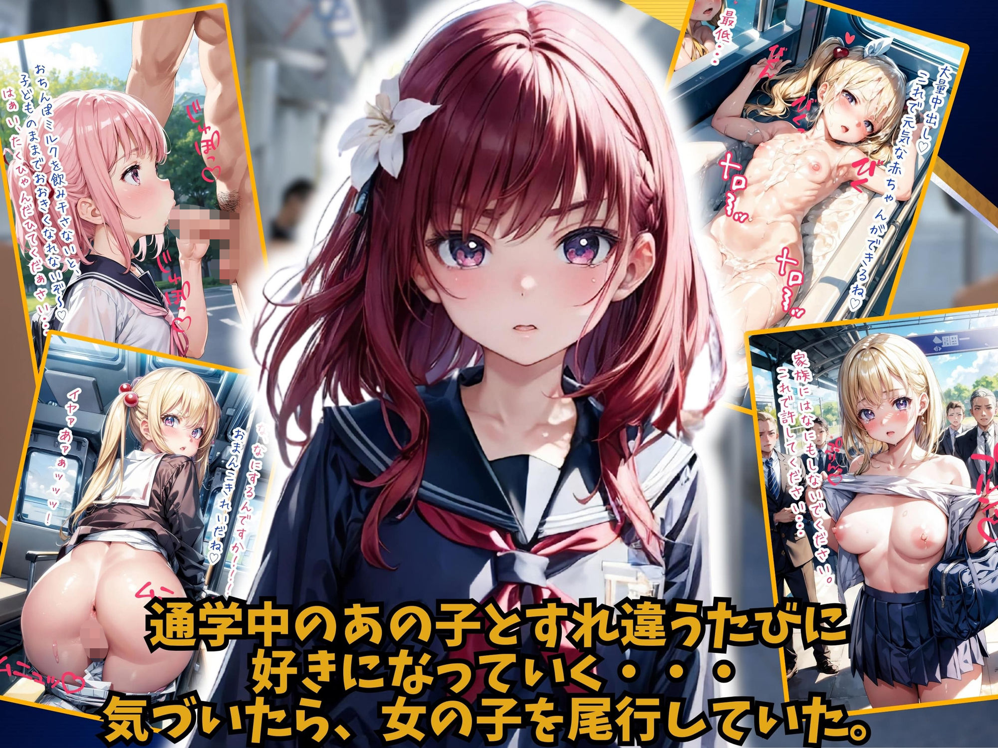 サンプル画像1:通学中の女子校生をストーカーしてハメハメSEX！！！(優品工房) [d_356284]