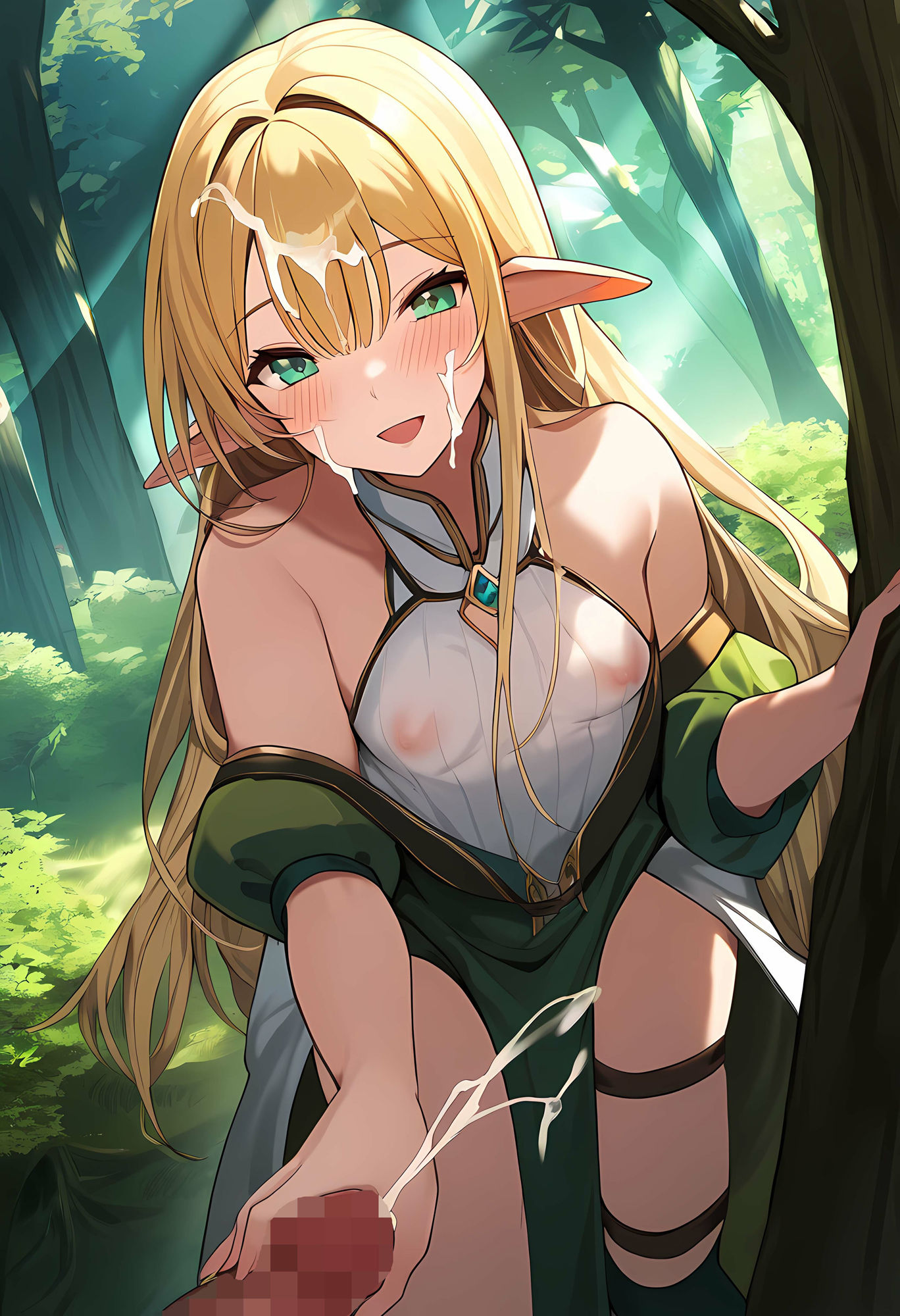 サンプル画像1:エルフの森(AI Engineer) [d_356292]