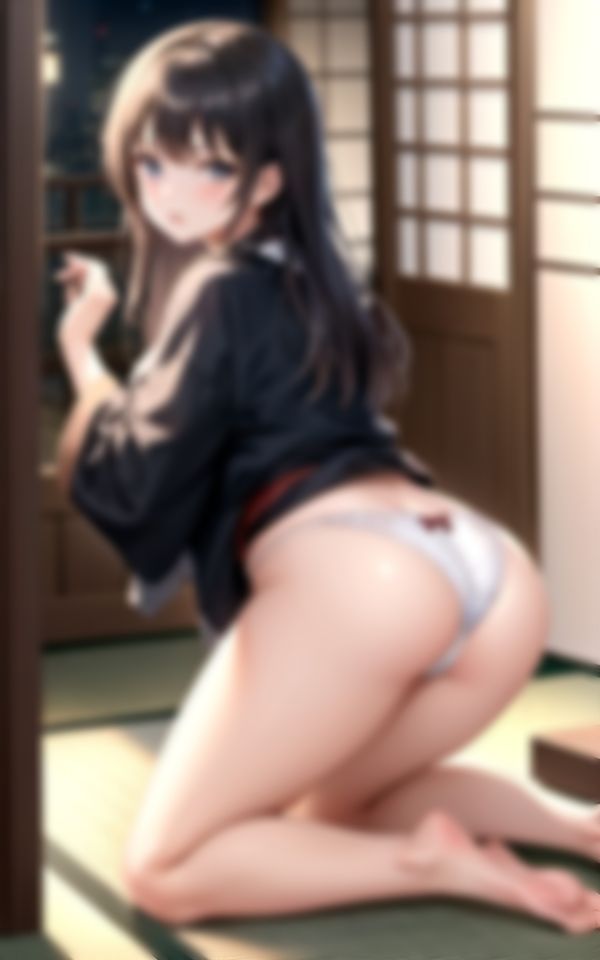 サンプル画像4:童貞くんを魅惑のヒップで誘惑してくる着物美人がエロすぎて…。(スーパーAI) [d_356430]