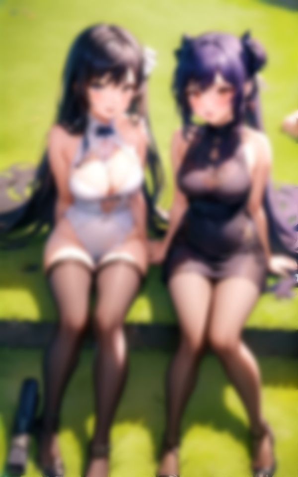 サンプル画像1:金持ち令嬢の淫乱パーティーに初めて参加したらヤバすぎた件について…。(えい愛AI) [d_356431]