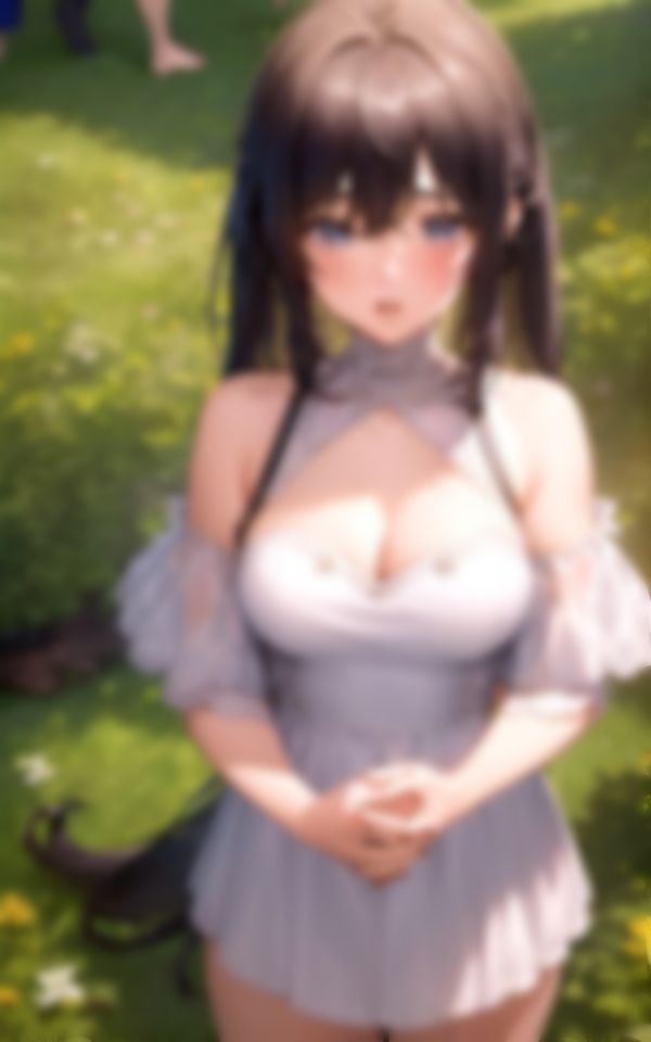 サンプル画像2:金持ち令嬢の淫乱パーティーに初めて参加したらヤバすぎた件について…。(えい愛AI) [d_356431]