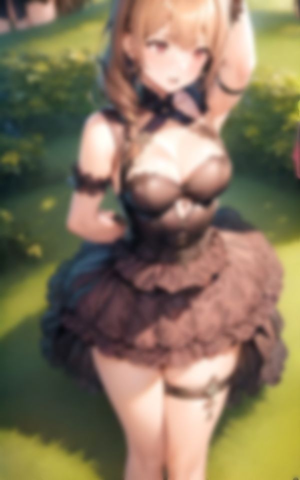 サンプル画像5:童貞くんが社長令嬢の誕生日パーティーに参加したら衣装がエロすぎて…。(AI美女ミルク) [d_356432]