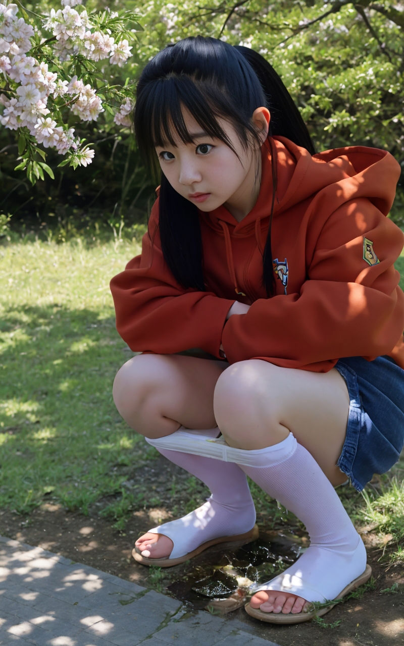 サンプル画像3:花見会場野ション(P-AI planning) [d_356441]