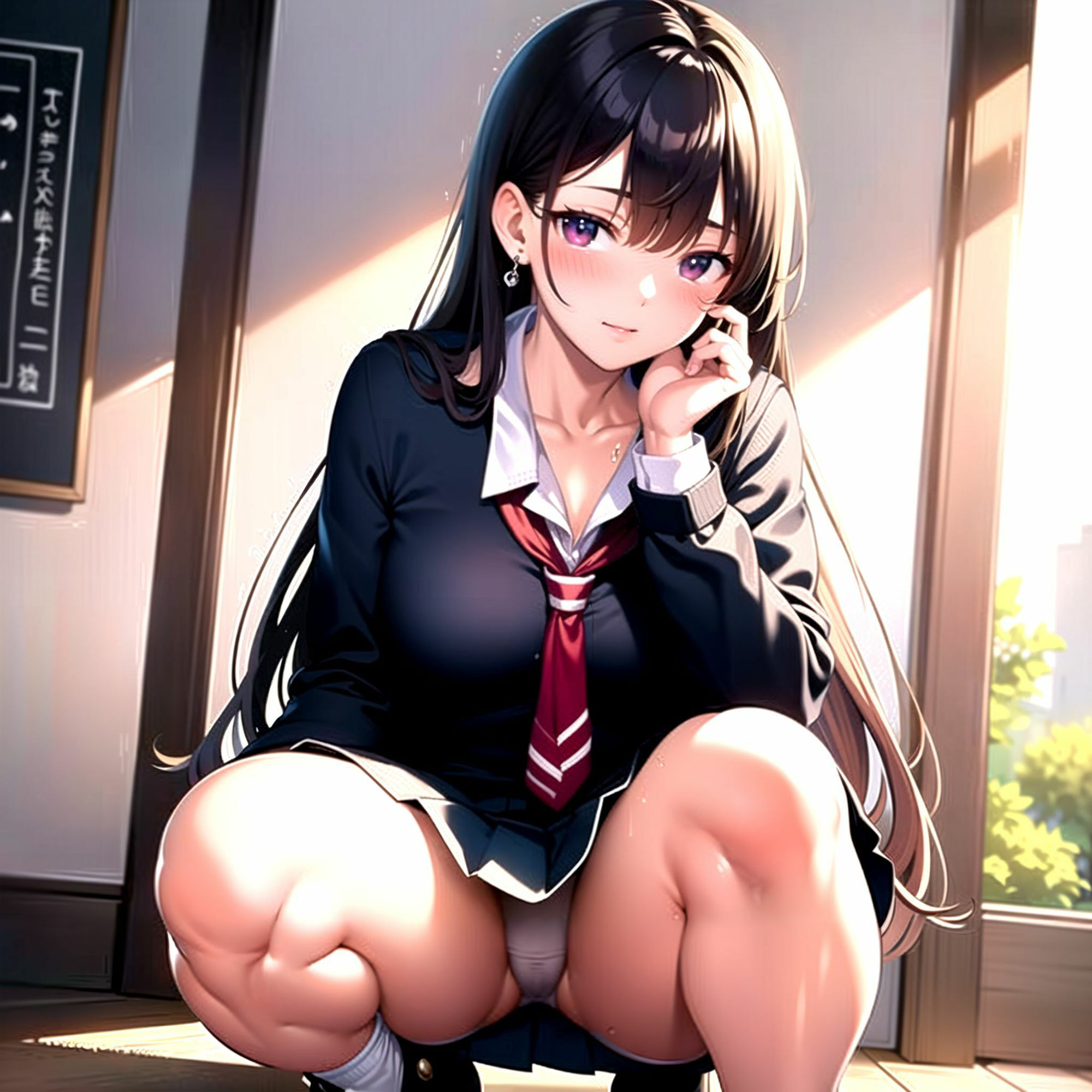 サンプル画像1:しゃがみパンチラは、良い(Kaleidoscope) [d_356449]