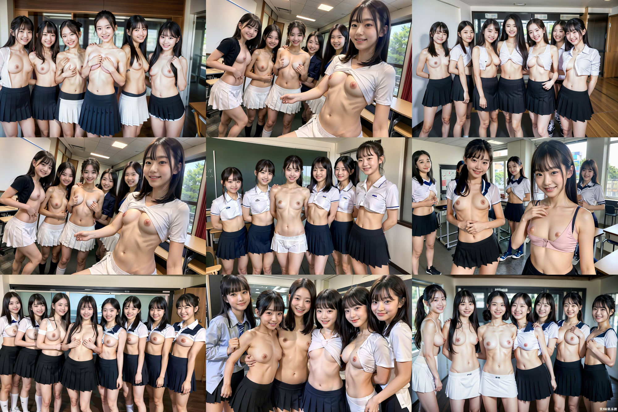 S級 制服美少女たち!! 複数集合画像! 265p!の画像4
