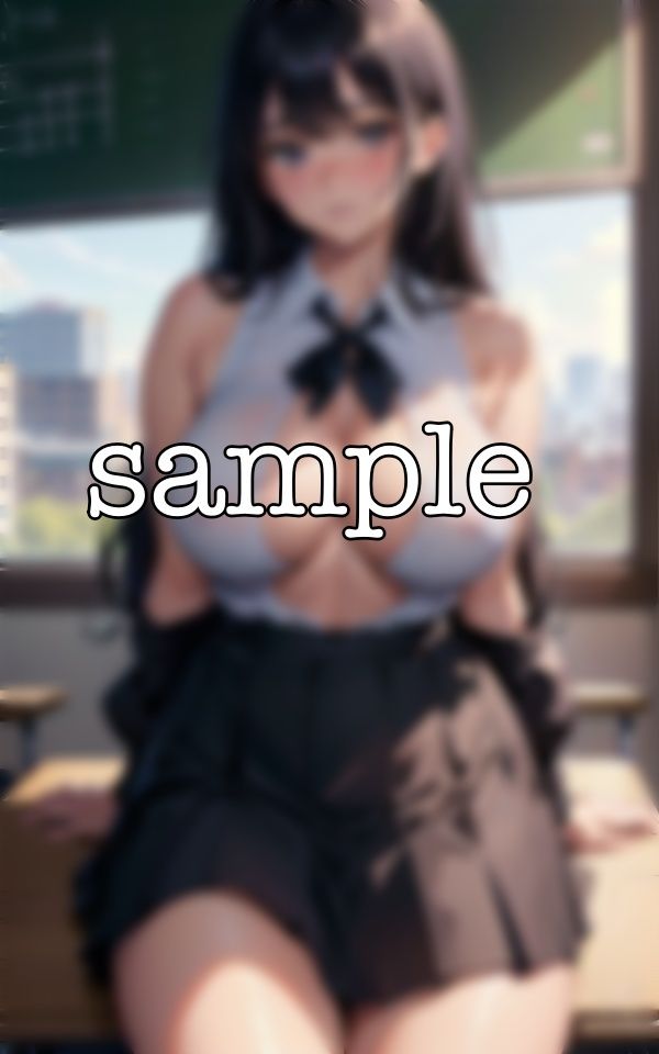 サンプル画像2:居残り授業の出来事・・先生、恥ずかしいのに興奮する私は悪い子ですか？お仕置きでブラを取り上げられた爆乳物語(今晩のおかずプロモーション) [d_356554]