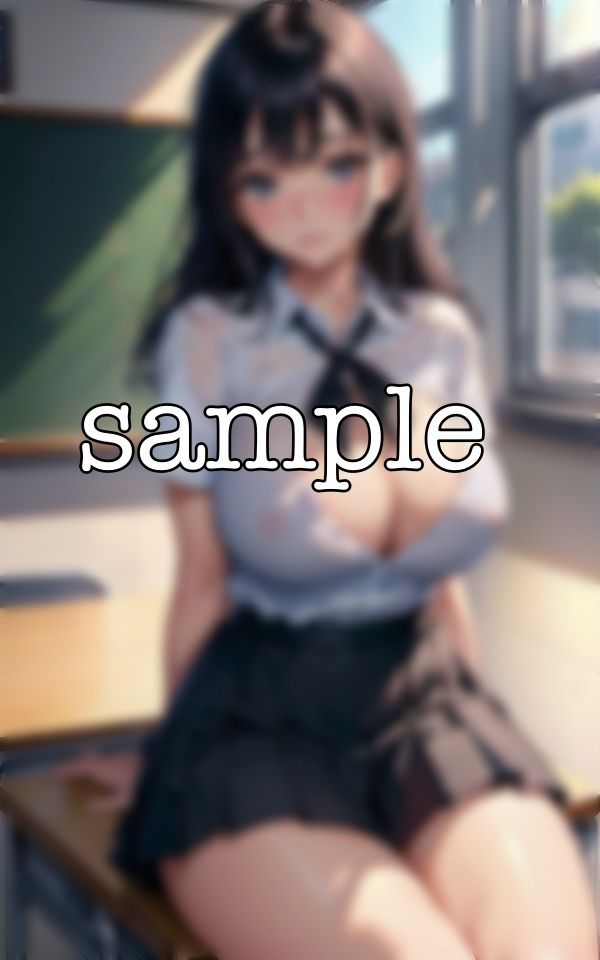 サンプル画像3:居残り授業の出来事・・先生、恥ずかしいのに興奮する私は悪い子ですか？お仕置きでブラを取り上げられた爆乳物語(今晩のおかずプロモーション) [d_356554]