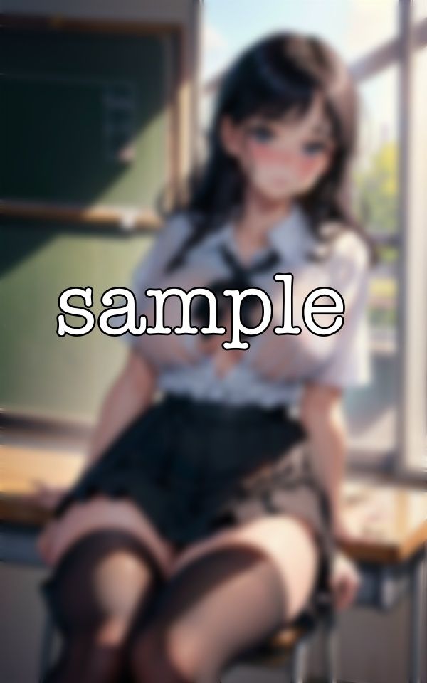 サンプル画像4:居残り授業の出来事・・先生、恥ずかしいのに興奮する私は悪い子ですか？お仕置きでブラを取り上げられた爆乳物語(今晩のおかずプロモーション) [d_356554]