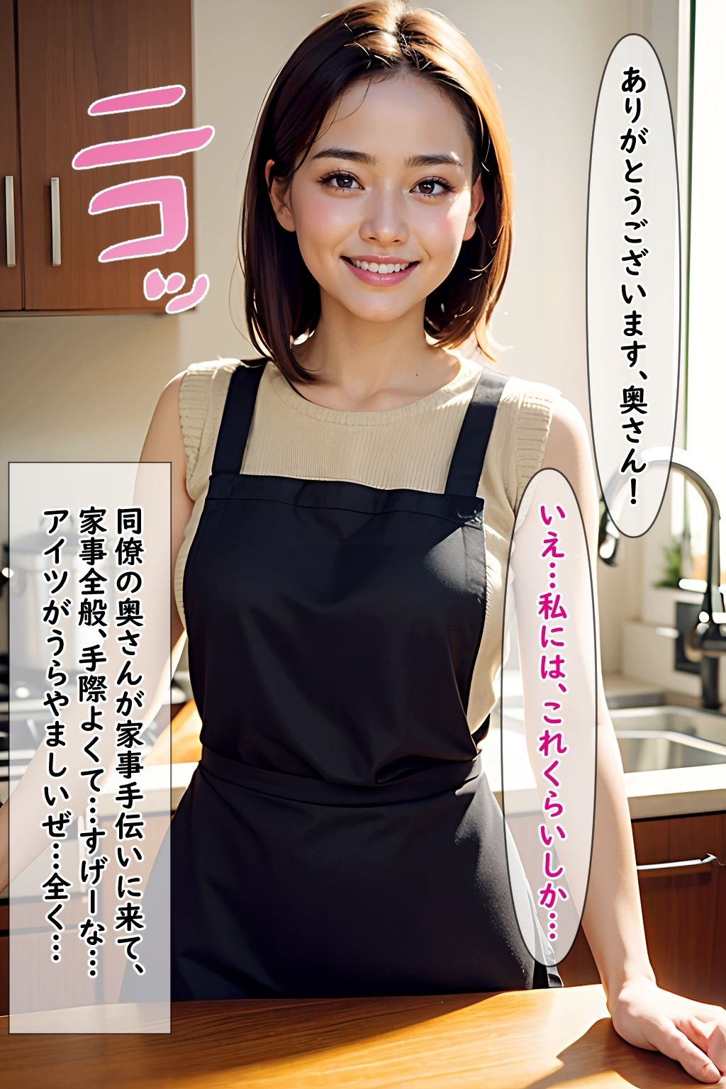 サンプル画像1:NTR人妻〜夫の同僚に家事を頼まれ寝取られ編〜(官能マンガ（仙人モード）) [d_356612]