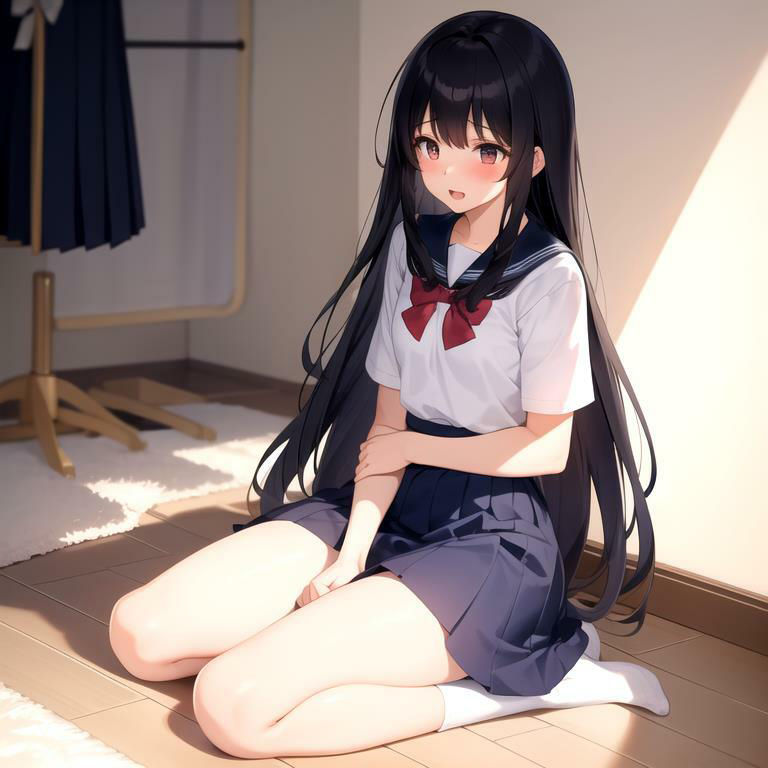 サンプル画像2:【はだかの下級生】 褒められると断れない下級生に 美術のモデルになってと 1枚ずつ服を脱がしてみた ＃7(美女の中指) [d_356615]