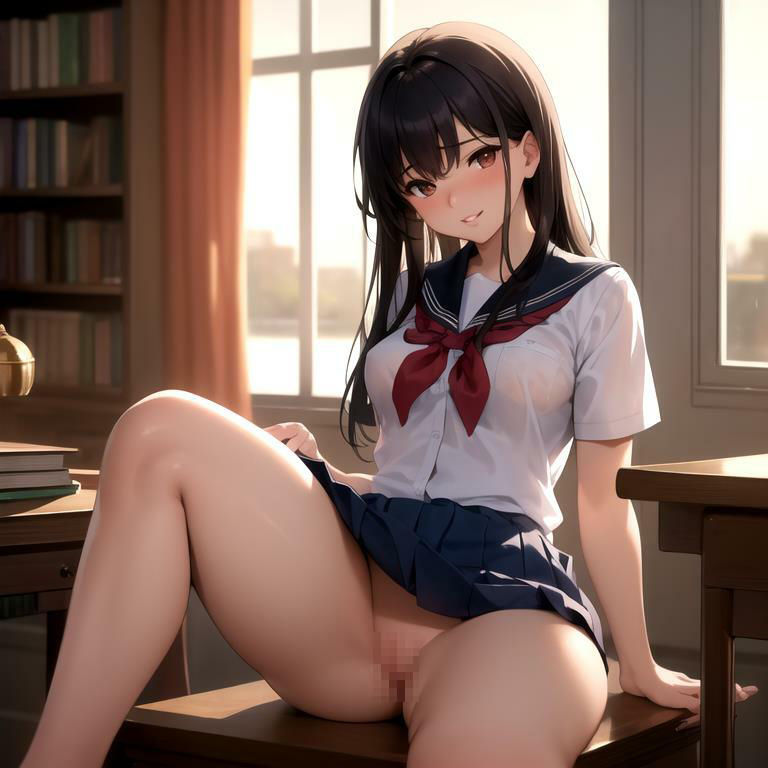 サンプル画像4:【はだかの下級生】 褒められると断れない下級生に 美術のモデルになってと 1枚ずつ服を脱がしてみた ＃7(美女の中指) [d_356615]