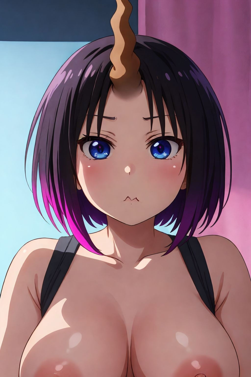 サンプル画像2:小林さんちのエ〇マドラゴン(飾られたプリン) [d_356662]