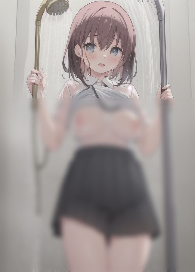 サンプル画像4:濡れた制服J？？「着替えないから困るよ！」(泡泡くらぶ) [d_356735]