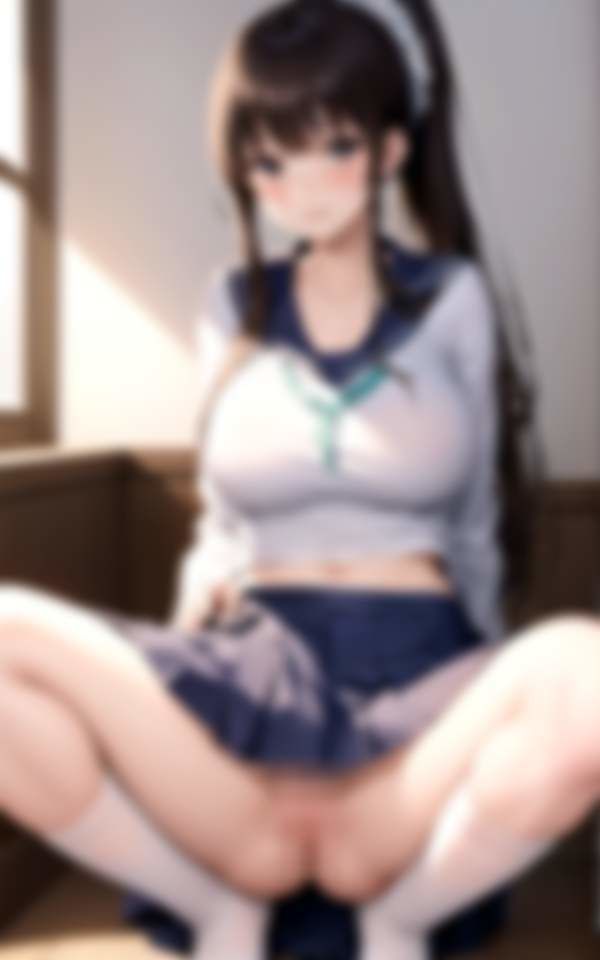 サンプル画像5:デカ乳のあの子と・・・ 見せつけ・マンすじくっきり・放課後の秘密(ぷにっぷに) [d_356743]