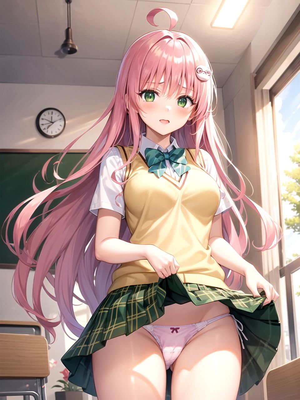 サンプル画像1:とらぶる ラ〇 パンチラ集(AI同人Lab) [d_356810]