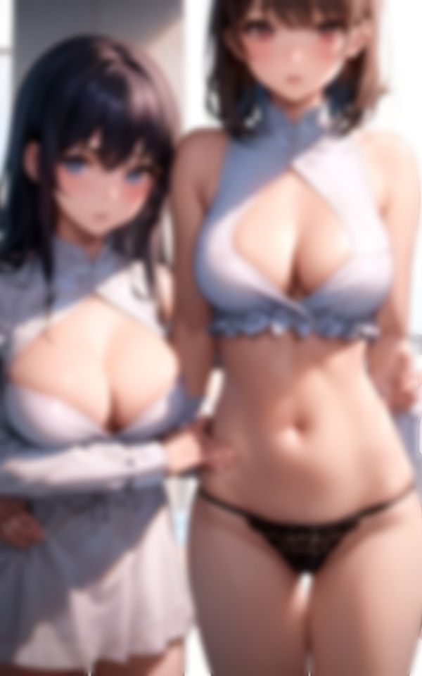 サンプル画像1:処女が頑張ってエロい衣装でエッチなハーレムご奉仕する撮影記録集(AIエンジェル) [d_356863]