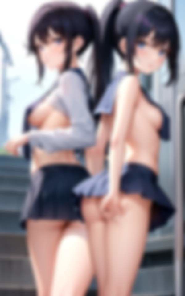 サンプル画像4:校則はノーブラノーパンお尻を出すこと 今日も元気に行ってきます(ぷにっぷに) [d_356897]