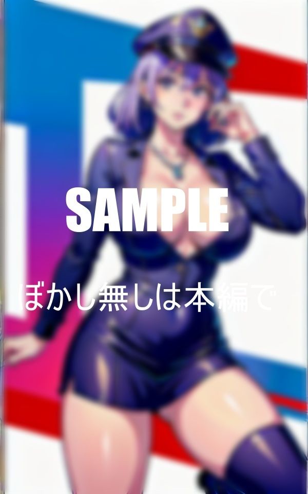 サンプル画像2:いやらし過ぎる女性警察官 職務質問としょうして男を貪る質問中にもう我慢できずに濡れ濡れの下半身は男を咥え込んではなさない(Fサークル) [d_357004]