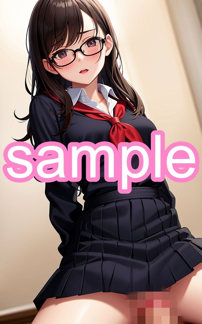 サンプル画像2:図書委員のえちえちイラスト集(うにのてりやき) [d_357029]