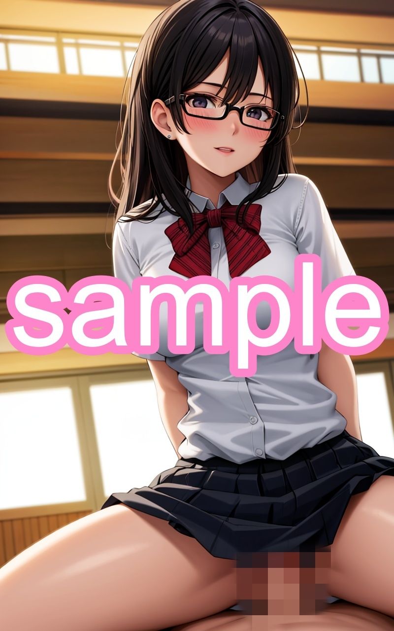 サンプル画像3:図書委員のえちえちイラスト集(うにのてりやき) [d_357029]