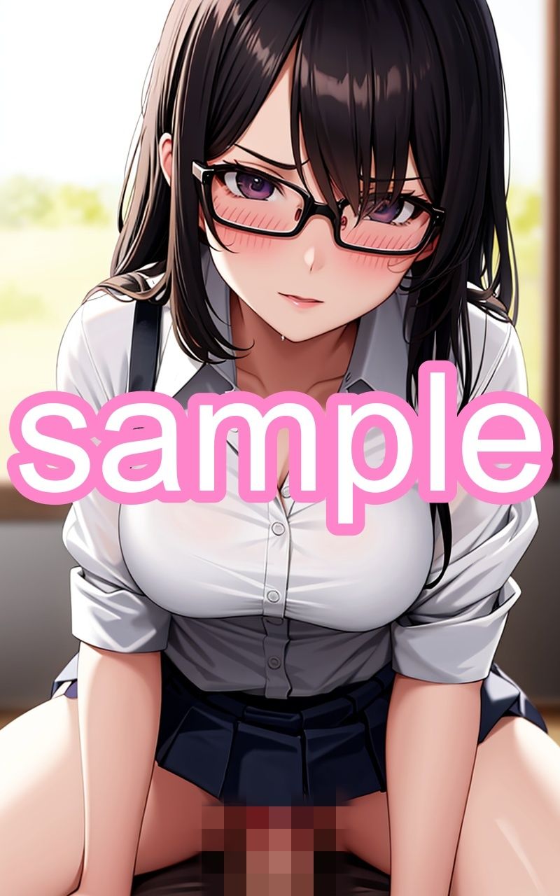 サンプル画像4:図書委員のえちえちイラスト集(うにのてりやき) [d_357029]