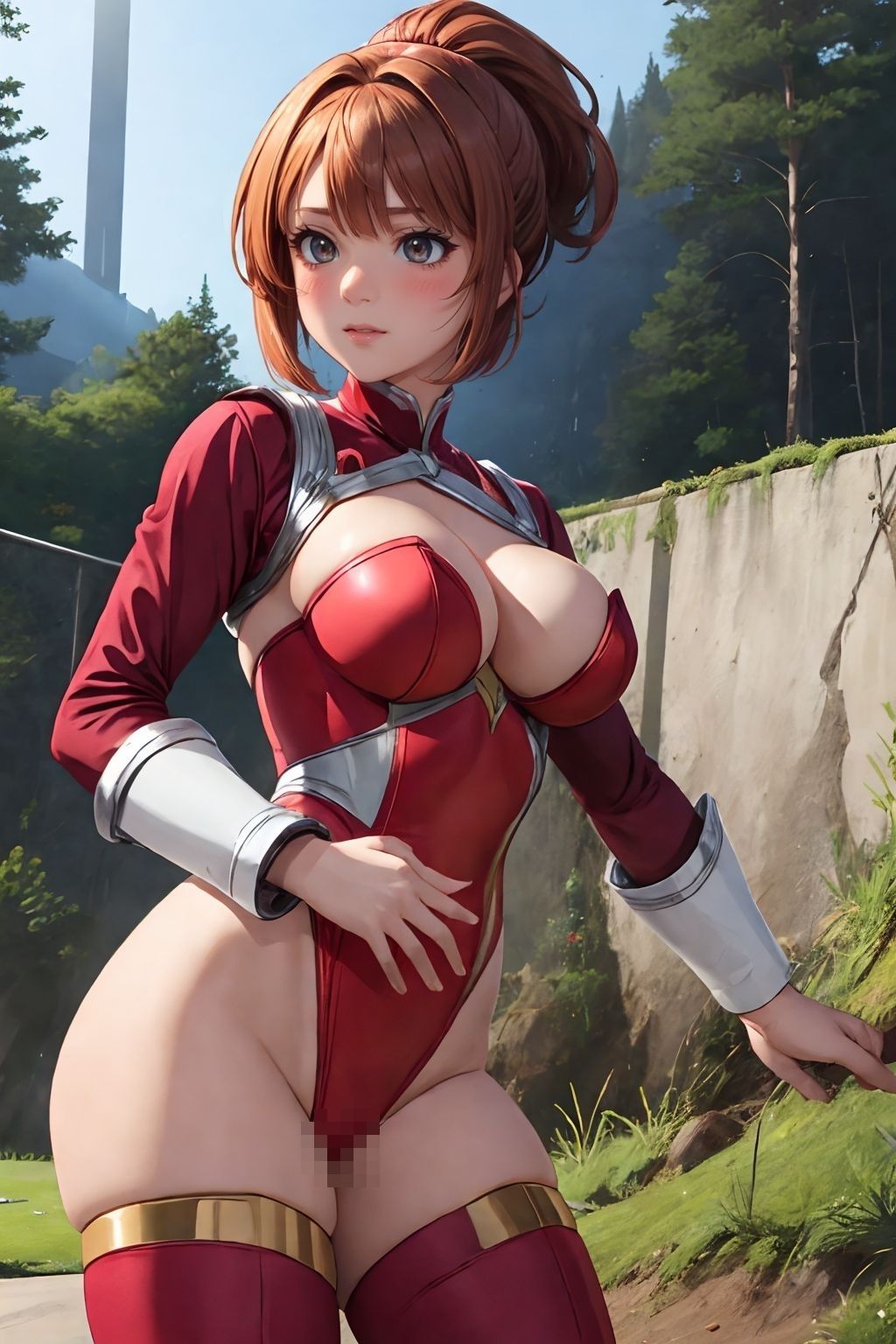 サンプル画像2:戦隊ヒロイン敗北中出し レッド(健やかな体) [d_357105]