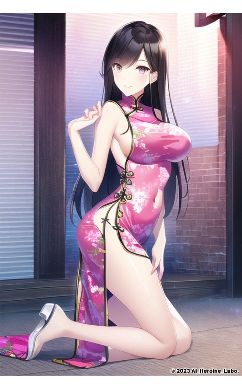 サンプル画像4:1つの呪文で生み出された100人のAI妄想美少女-28【中国4000年のえちチャイナドレス女子編】(AIヒロイン研究会) [d_357113]