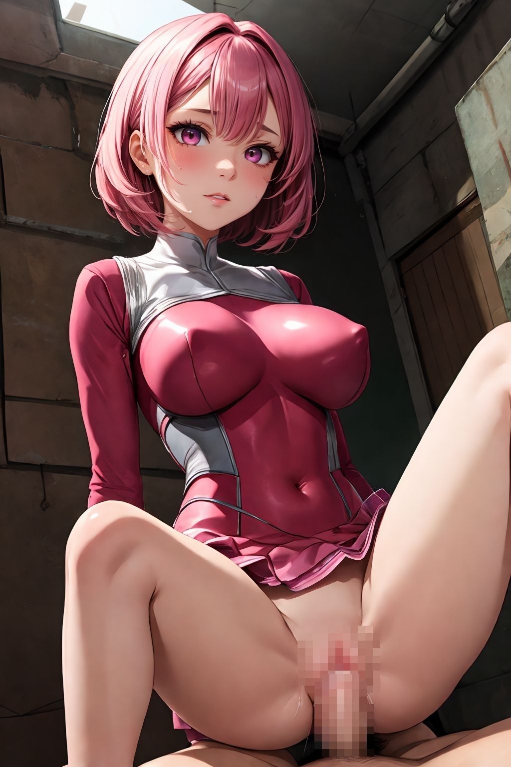 サンプル画像4:戦隊ヒロイン敗北中出し ピンク(健やかな体) [d_357116]