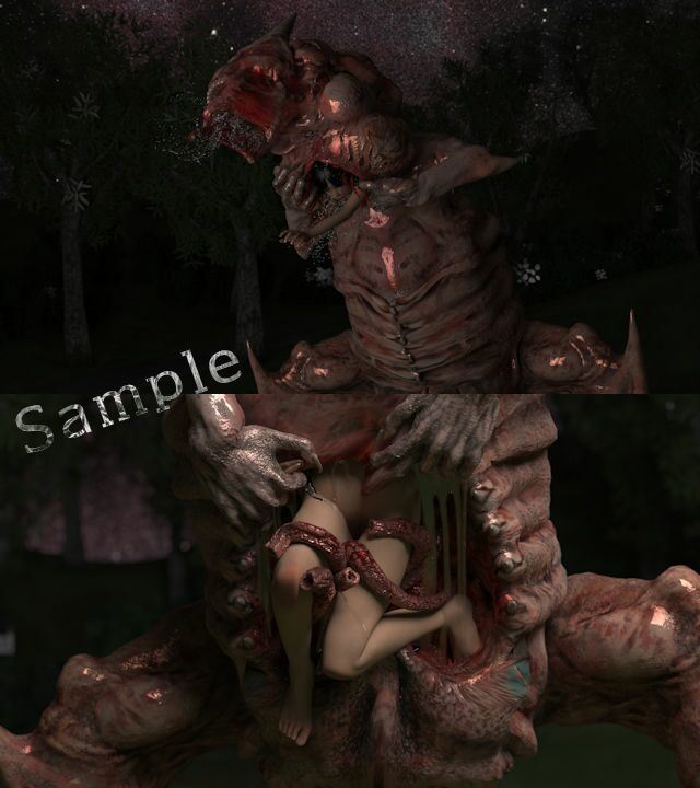 サンプル画像3:胎内触手淫獣4〜繁殖の森〜(ChapterX) [d_357121]