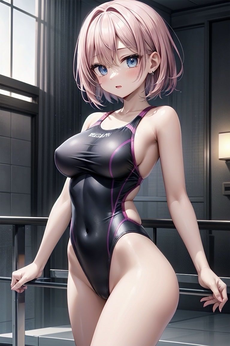 サンプル画像5:【R-15】短髪競泳水着少女CG集(ふぉふぉ狐) [d_357130]